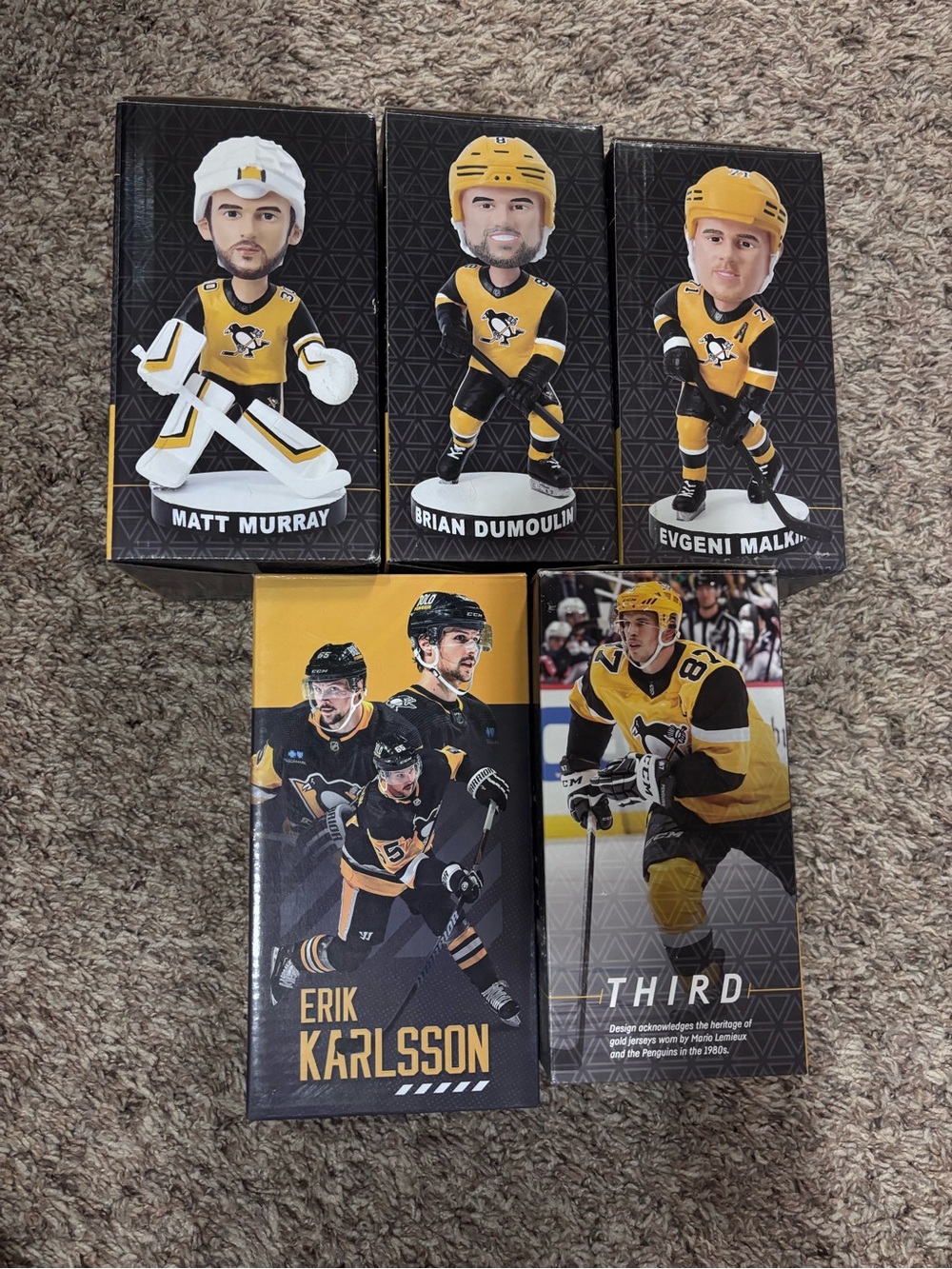 Pittsburgh Penguins Player Bobbleheads 2020 Charity Bag
